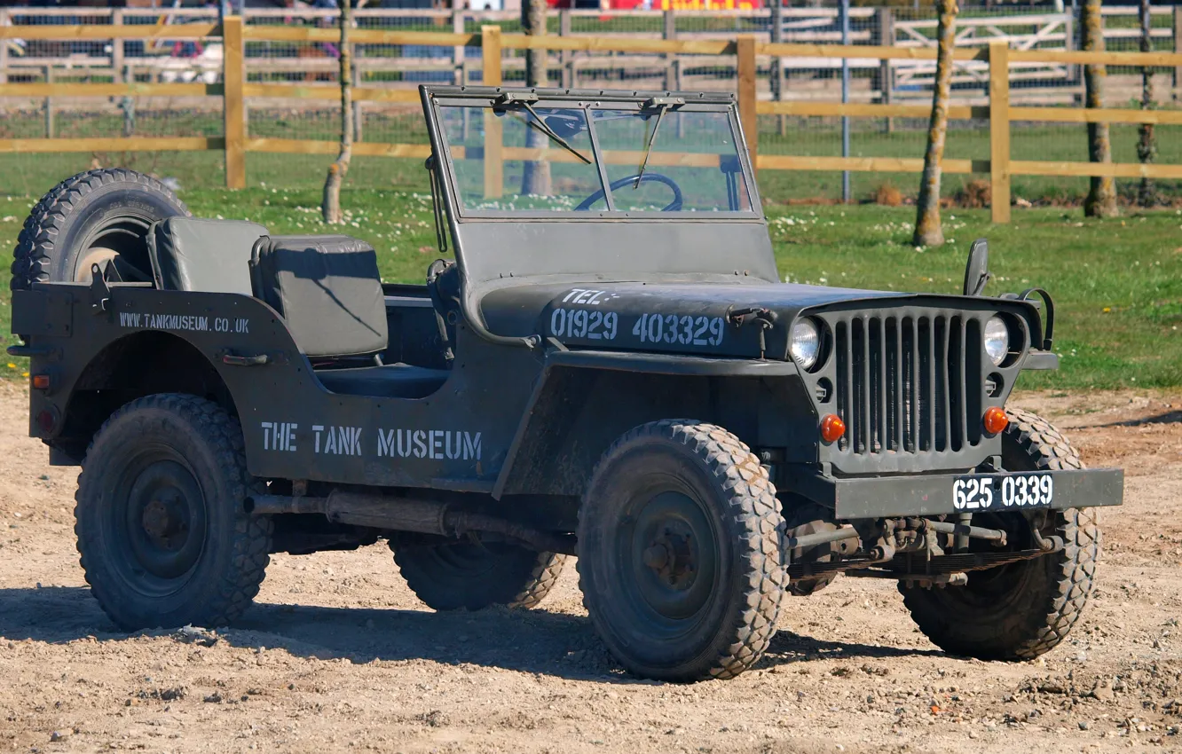 Фото обои автомобиль, военный, Jeep, WW2, “Виллис”