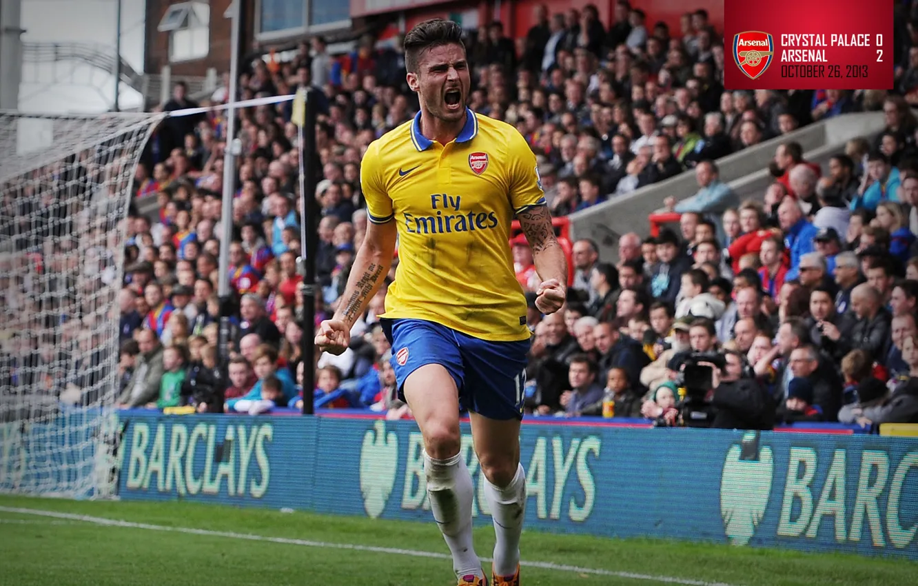 Фото обои фон, Арсенал, трибуна, игрок, Arsenal, Football Club, The Gunners, Канониры