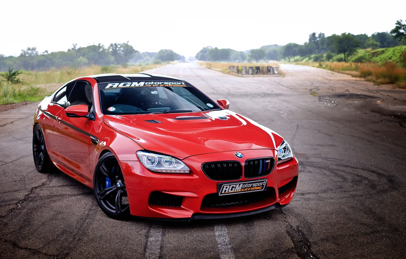 Фото обои BMW, Red, Coupe