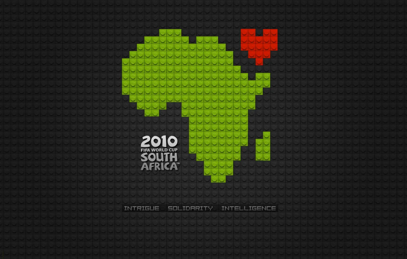 Фото обои футбол, африка, 2010, конструктор, ЮАР, континент, ЧМПФ, лего