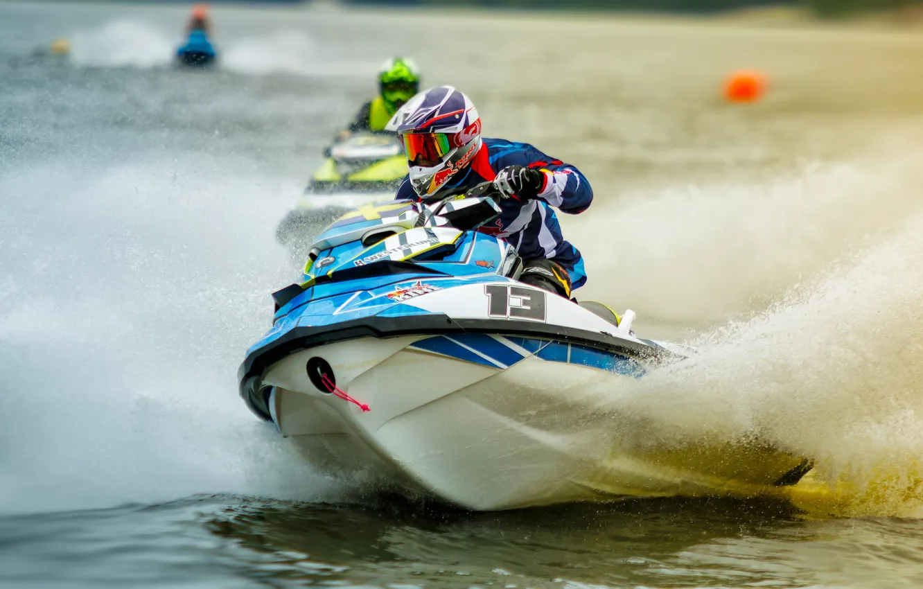 Фото обои гонки, гидроцикл, Jet Ski