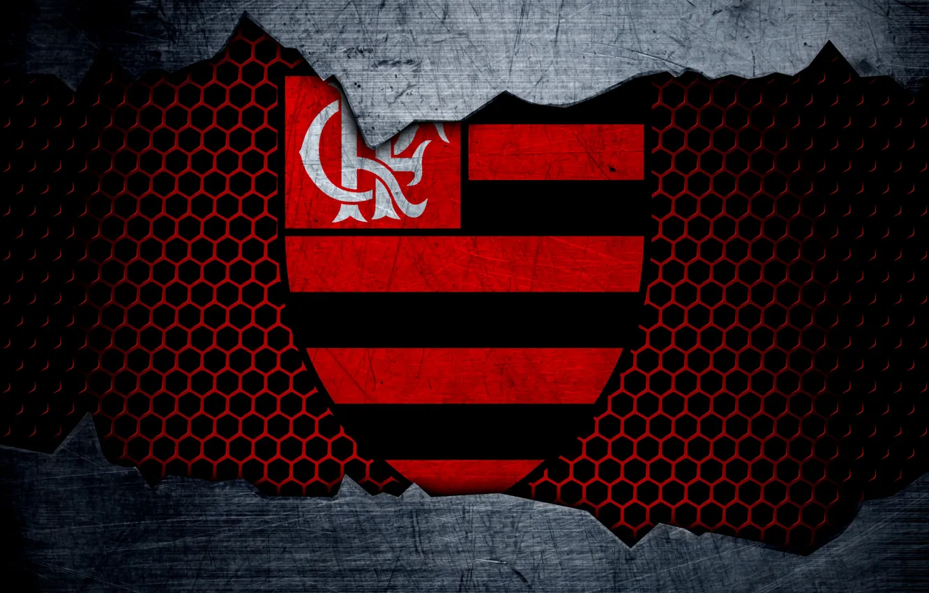 Фото обои wallpaper, sport, logo, football, Flamengo