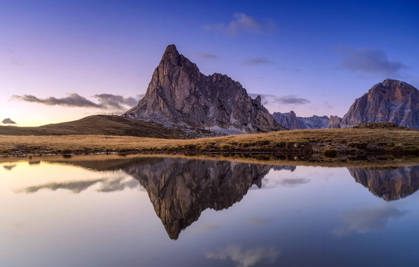 Фото обои Озеро, Италия, Italy, Sunrise, Lake, Восход солнца, Lagu cera, Лагу-сера
