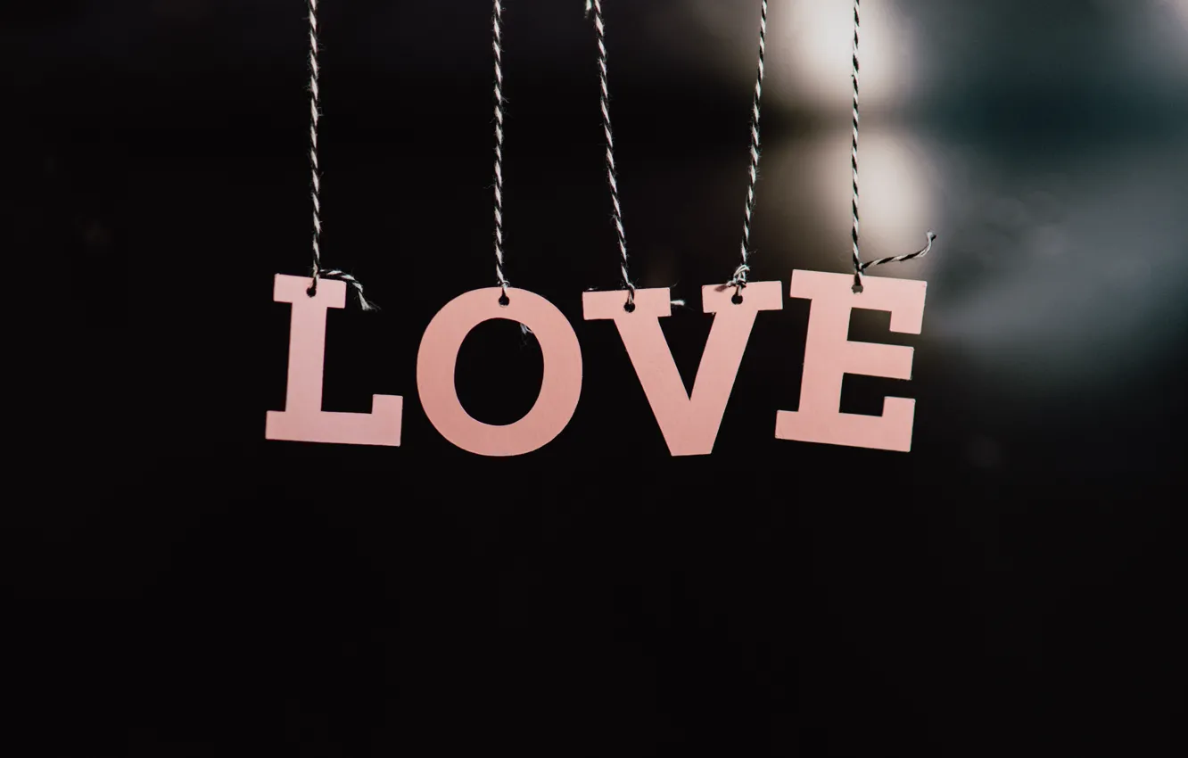 Фото обои Love, Любовь, Буквы, Romantic, Романтика