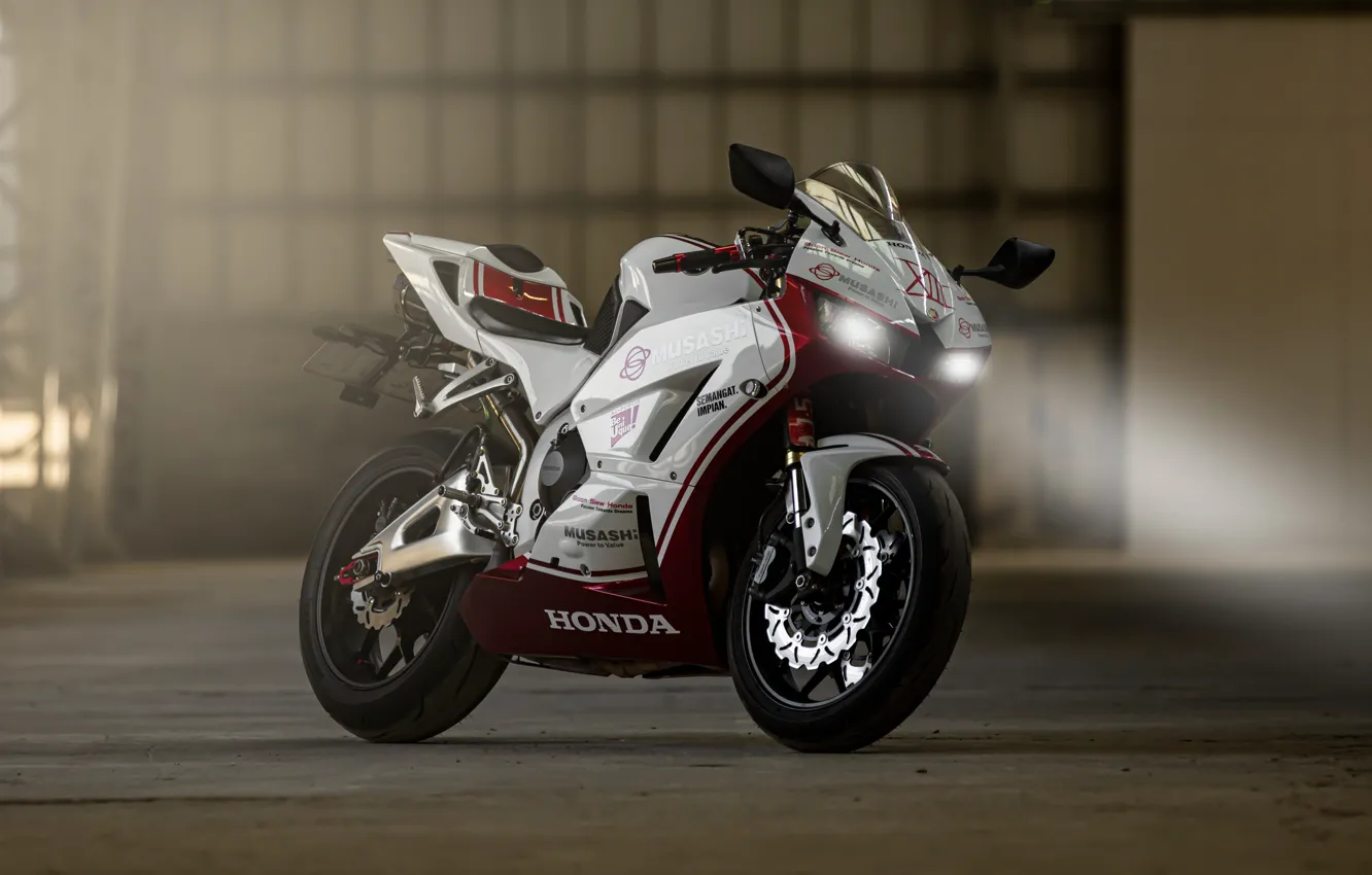 Фото обои Honda, White, CBR600RR-R