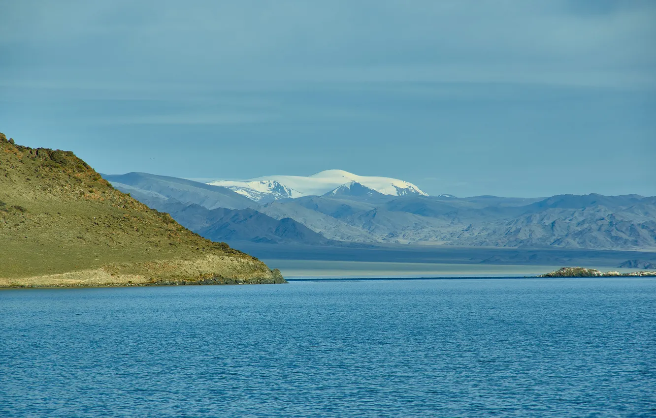 Фото обои mongolia, asia travels, lakes of mongolia, central asia, morning landscape