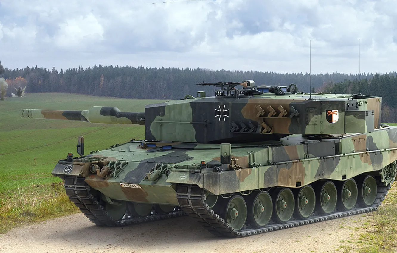 Фото обои Leopard 2, Леопард 2, Antonis Karidis, германский основной боевой танк