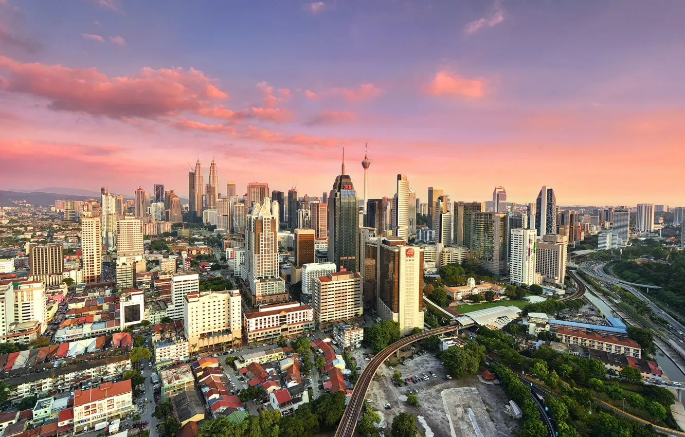 Фото обои город, Малайзия, Куала-Лумпур