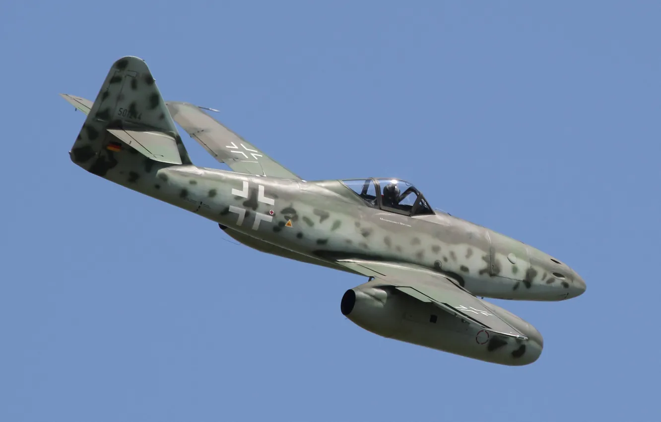 Фото обои истребитель, войны, бомбардировщик, реактивный, мировой, Второй, времён, Me.262