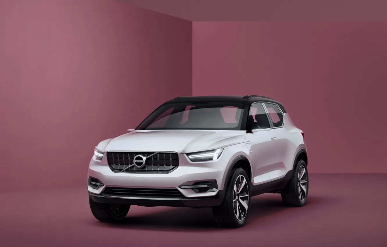 Фото обои Concept, фон, Volvo, концепт, Coupe, вольво, кроссовер