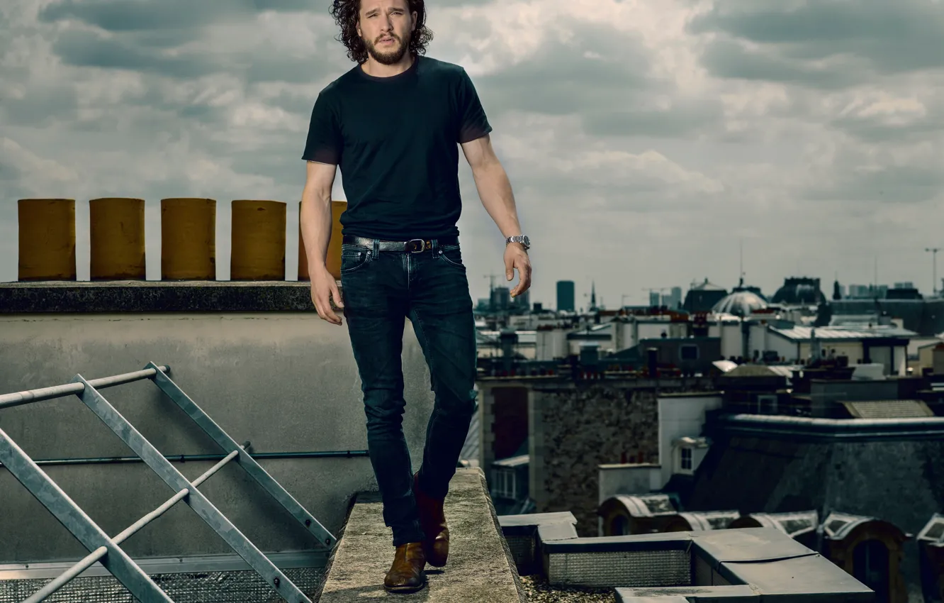 Фото обои актер, мужчина, кудри, Kit Harington