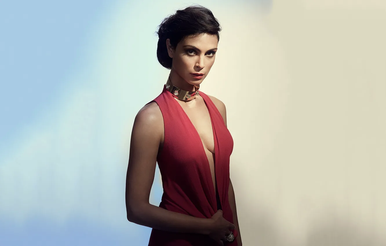 Фото обои взгляд, девушка, Morena Baccarin, актриса, брюнетка, привлекательная, Морена Баккарин