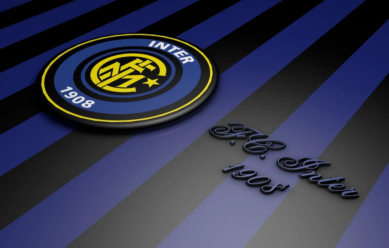 Фото обои wallpaper, sport, logo, football, FC Inter