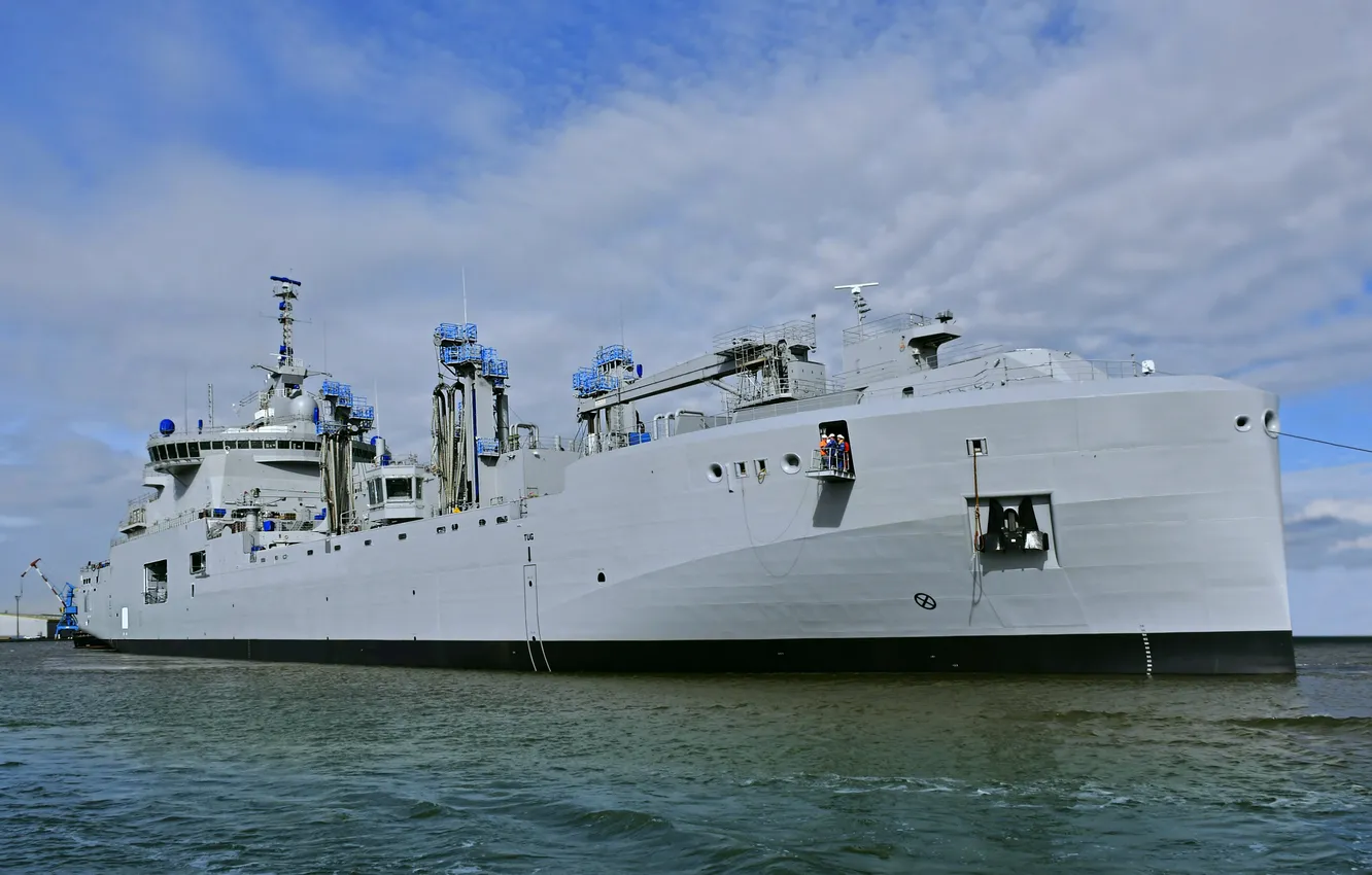 Фото обои ВМС Франции, корабль обеспечения, AOR Jasques Stosskopf, A726
