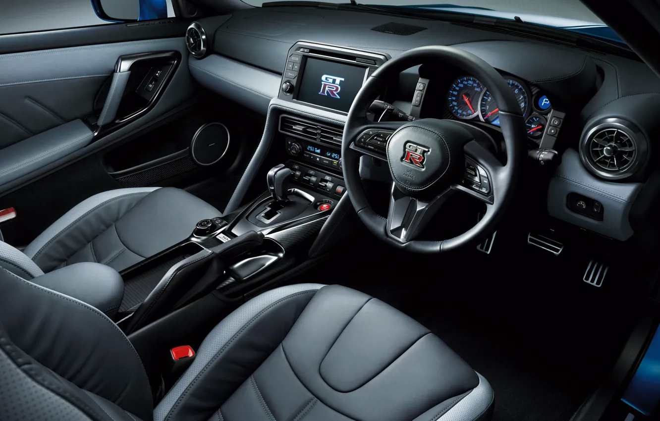 Фото обои Nissan, GT-R, салон, R35, 50th Anniversary, JP-Spec, 2019, Japan version