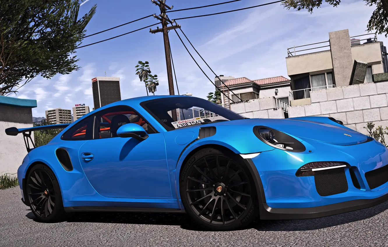 Фото обои Porsche 911, GTA, Grand Theft Auto V