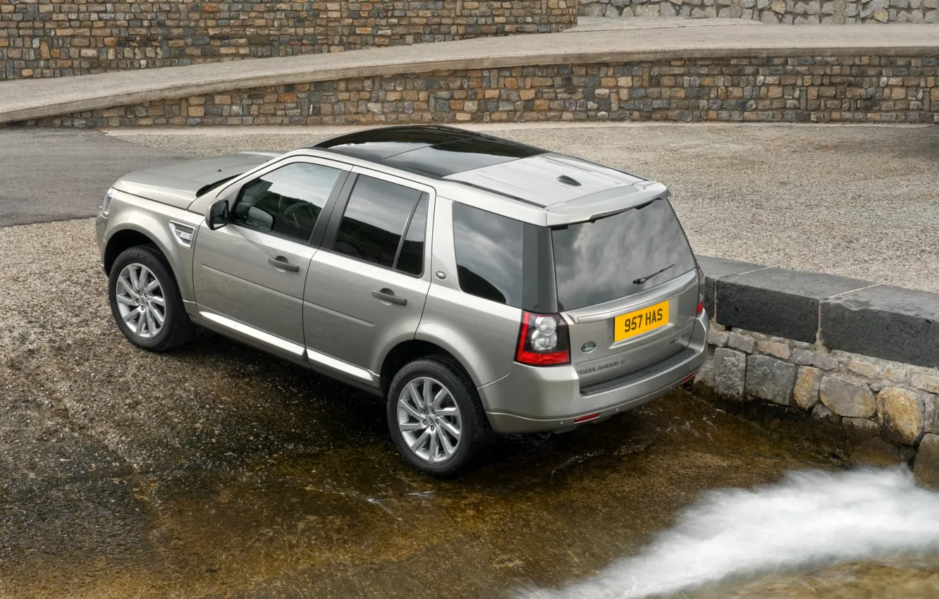 Фото обои берег, Land Rover, 2011, кроссовер, Freelander, SUV, HSE, Freelander 2