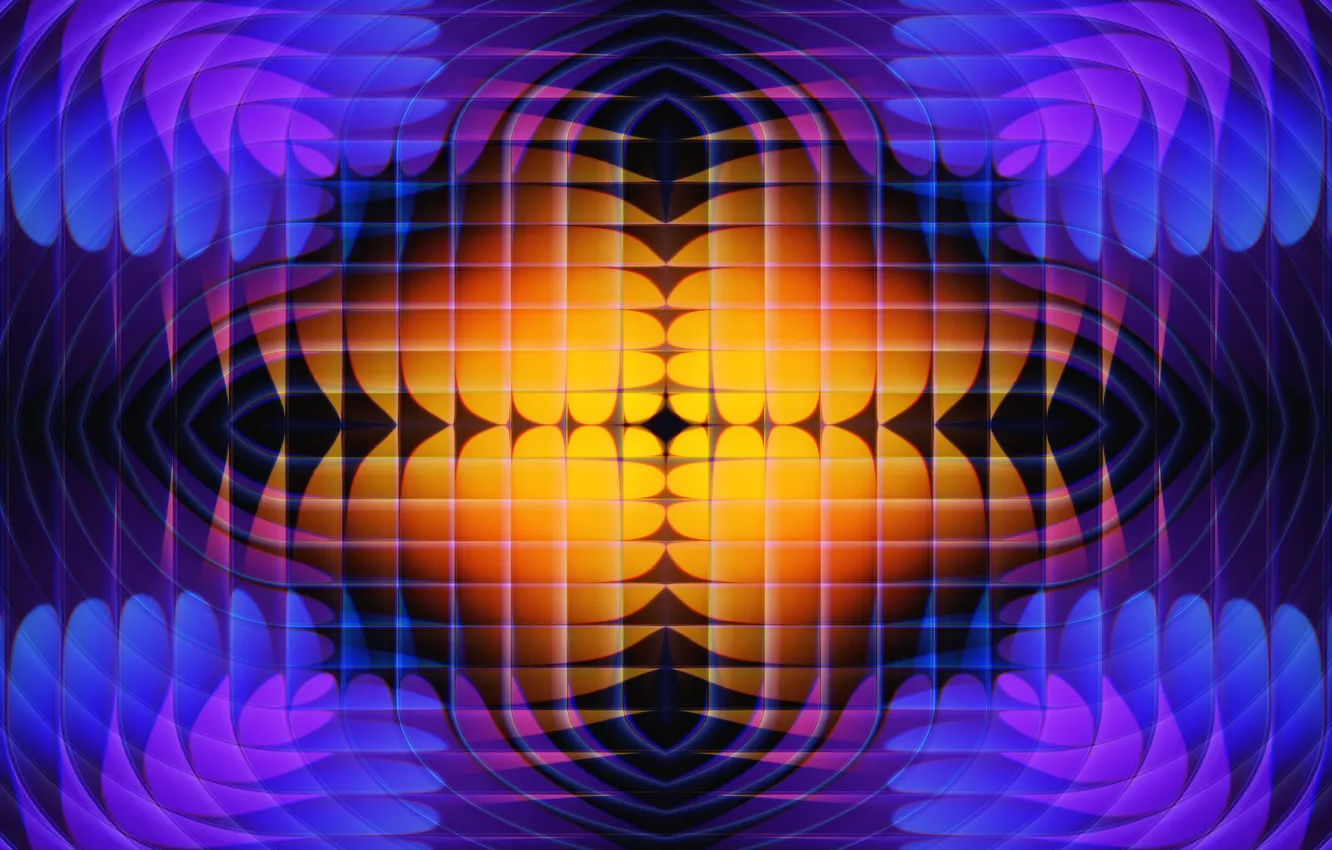 Фото обои art, fractal, patern