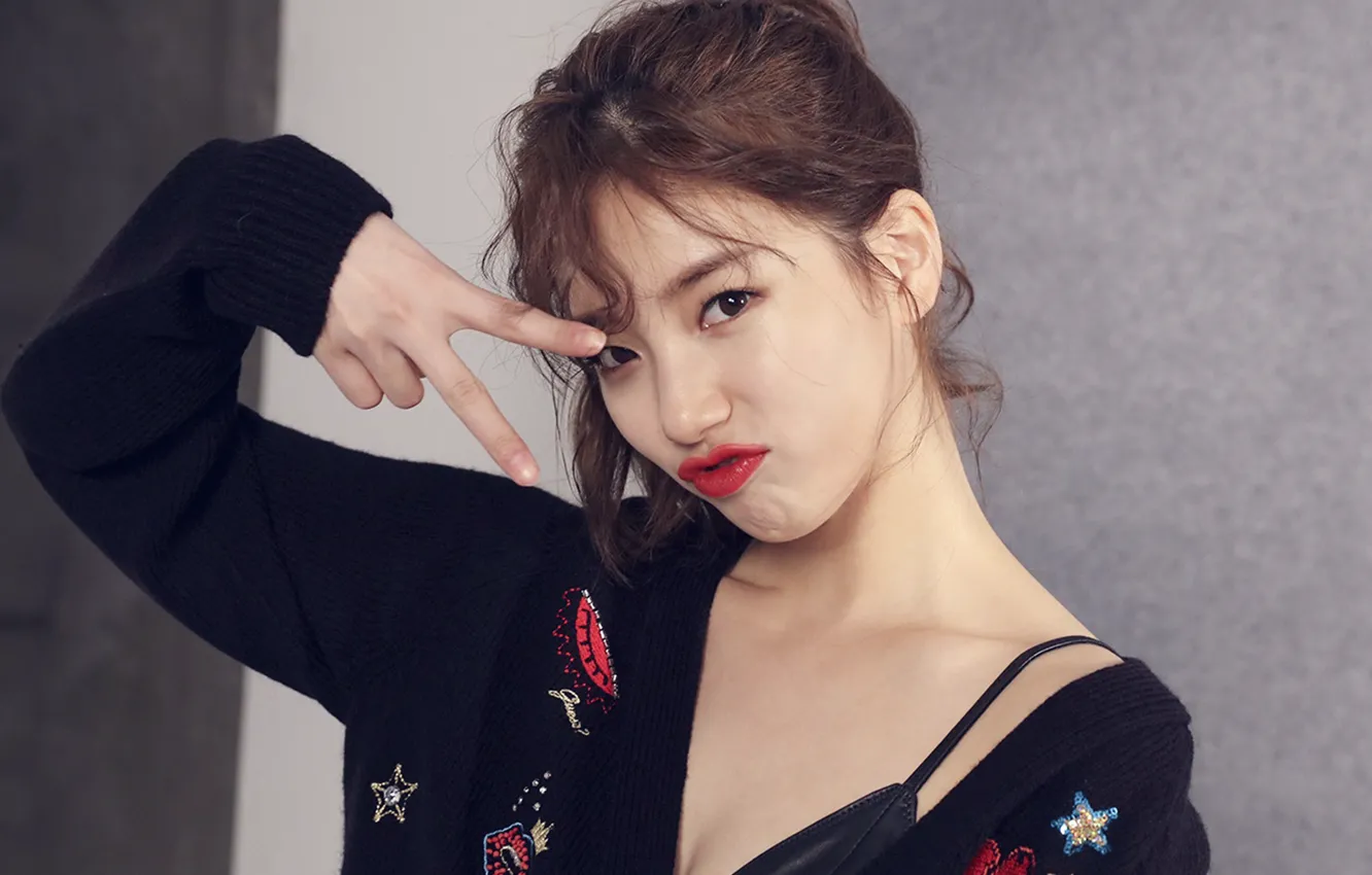 Фото обои girl, beautiful, cute, suji, k pop girl