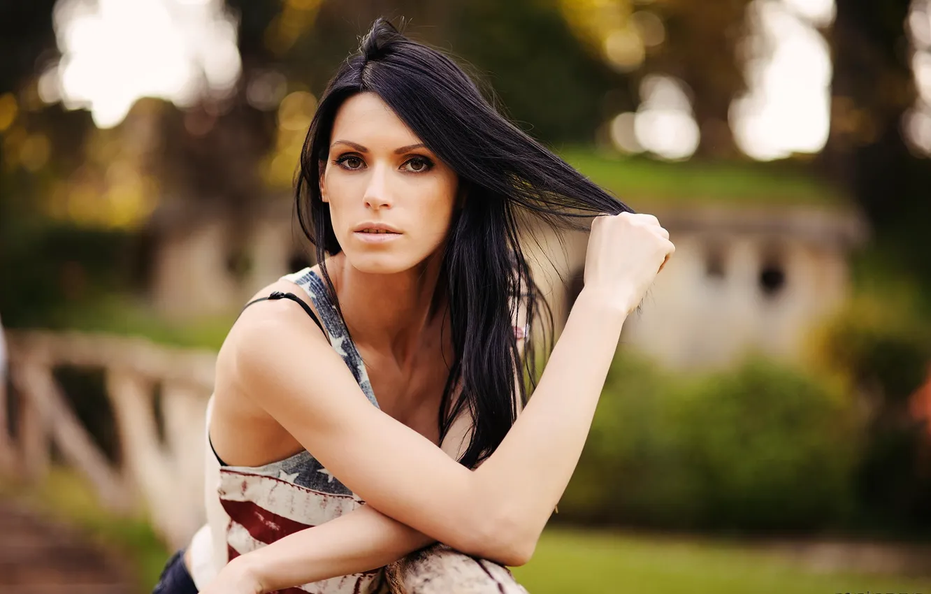 Фото обои взгляд, девушка, photographer, Giovanni Zacche