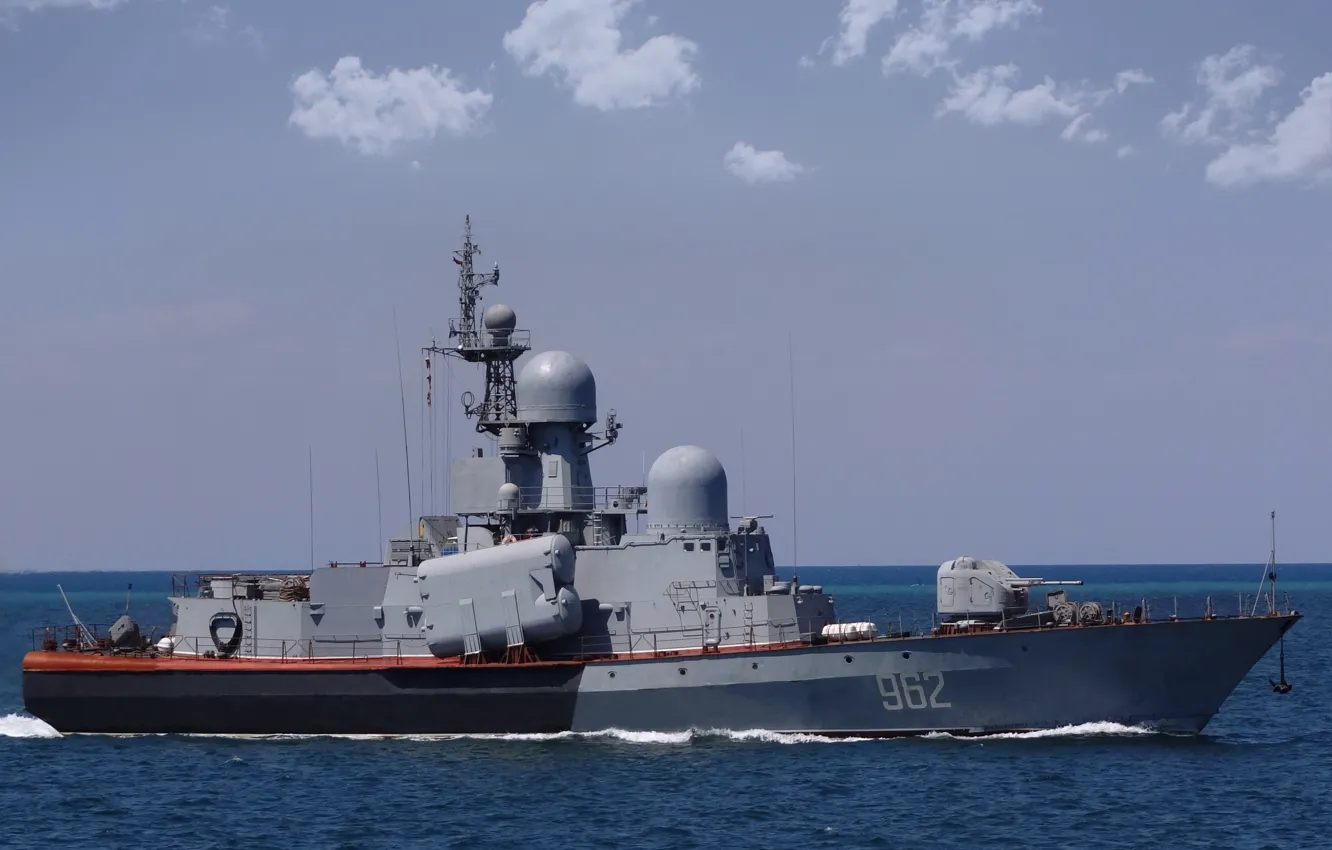 Фото обои Молния, ВМФ, Черное море, Черноморский Флот, ракетный корабль, РКА, Р-71