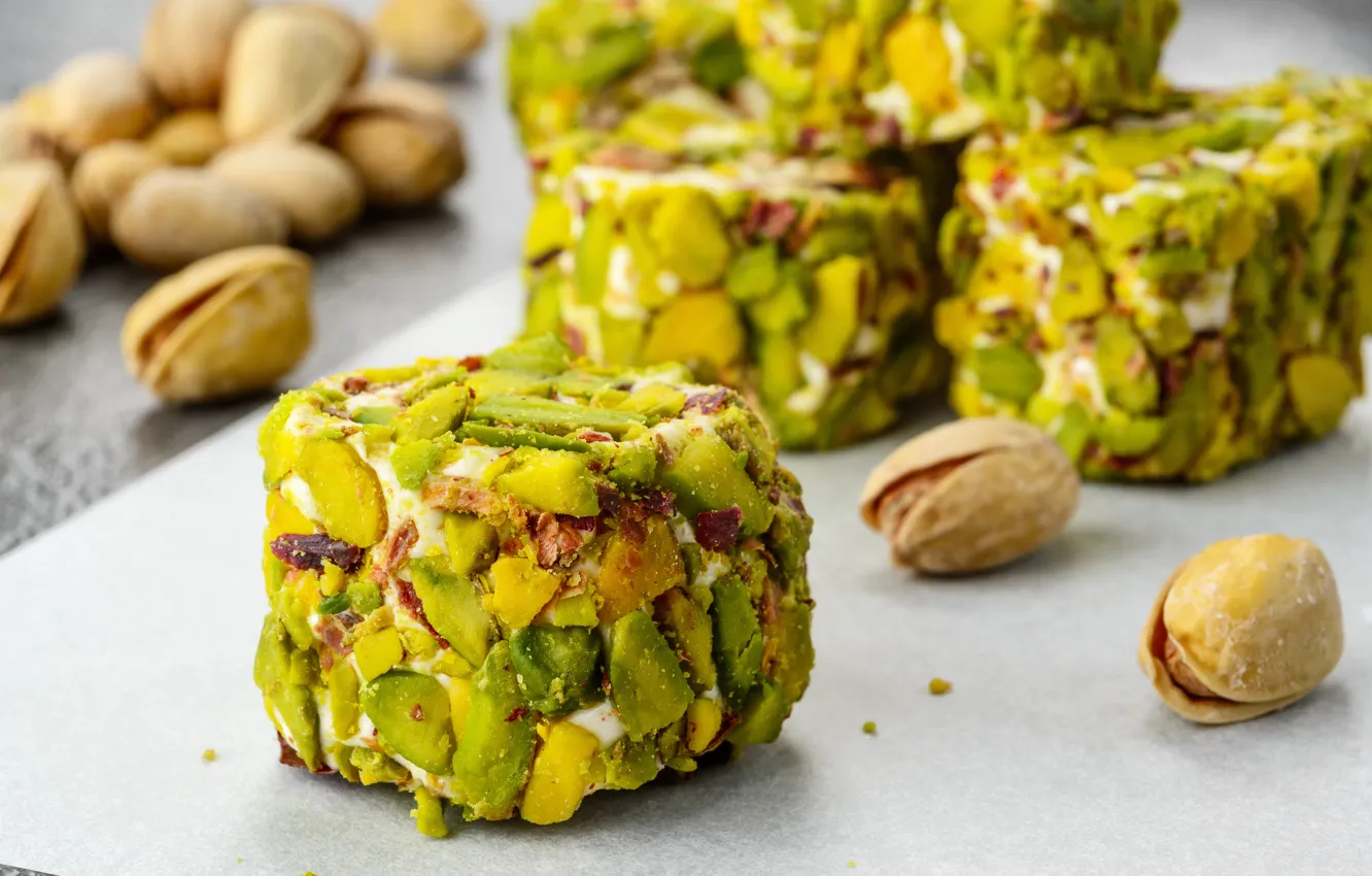Фото обои орехи, десерт, сладкое, сухофрукты, Nuts, Turkish, Sweets