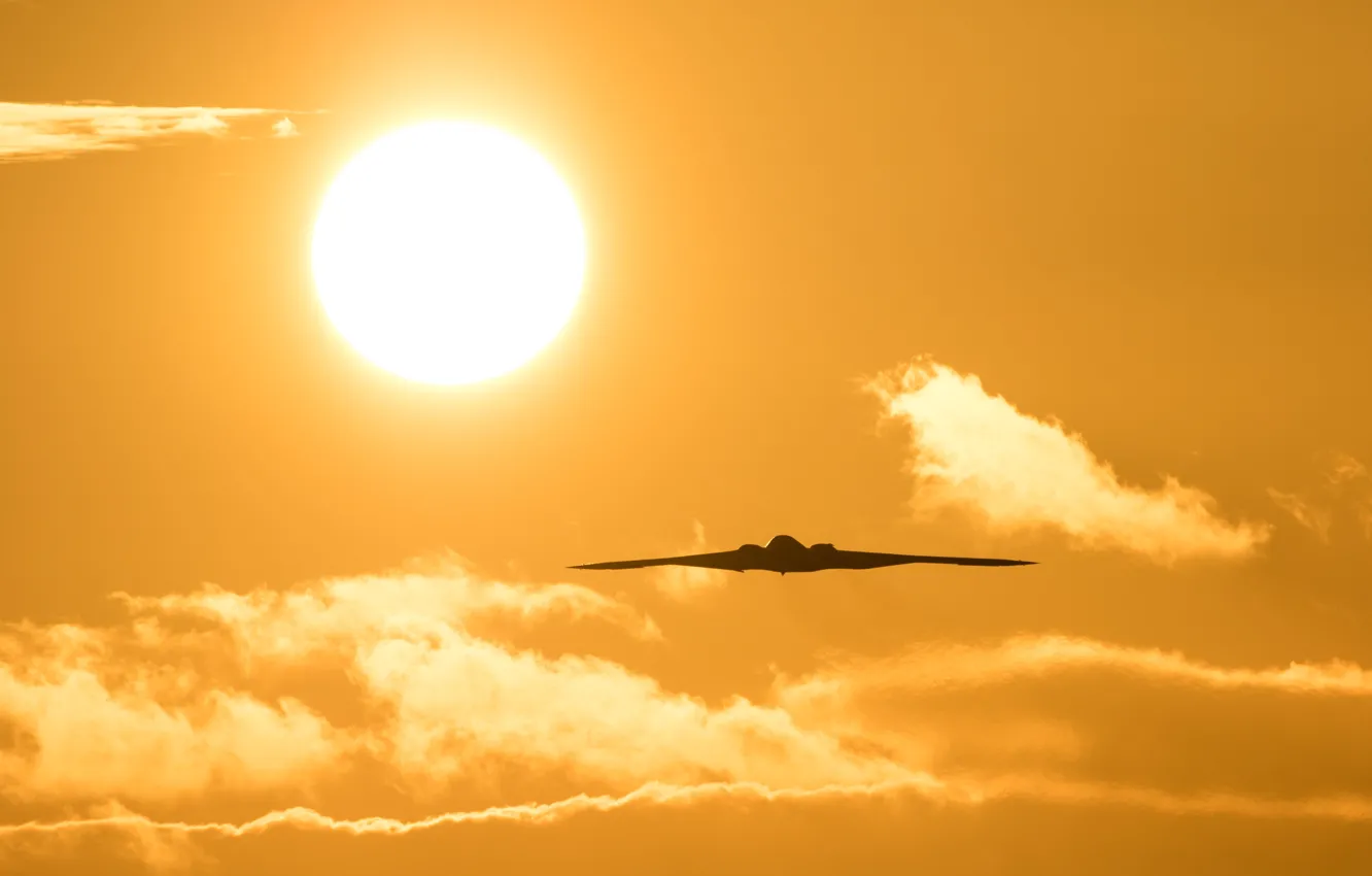 Фото обои солнце, рассвет, B-2