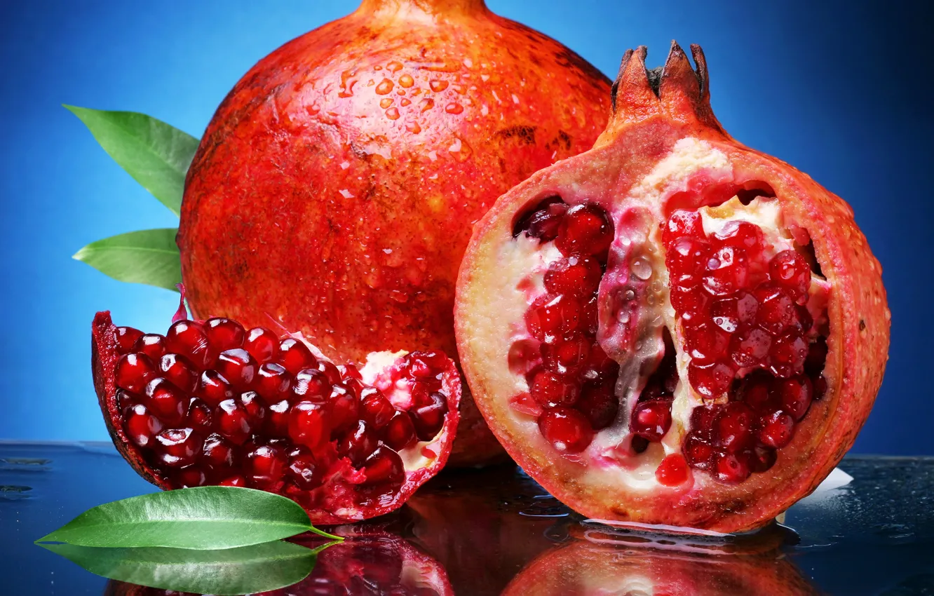 Фото обои зерна, гранат, Fruit, Pomegranate