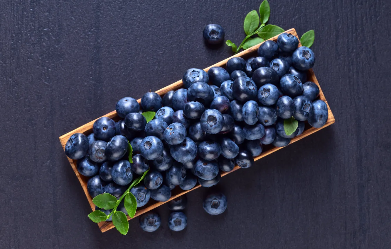 Фото обои ягоды, еда, черника, корзинка, витамины, blueberry