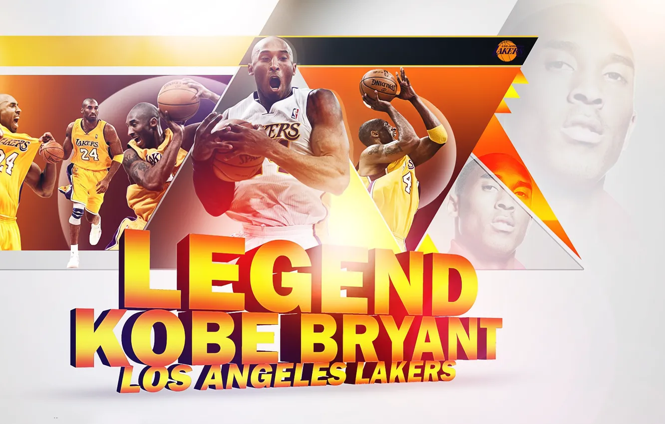 Фото обои Legend, NBA, Lakers, Kobe Bryant, Basketball, Bryant, Kobe, Los Angeles Lakers