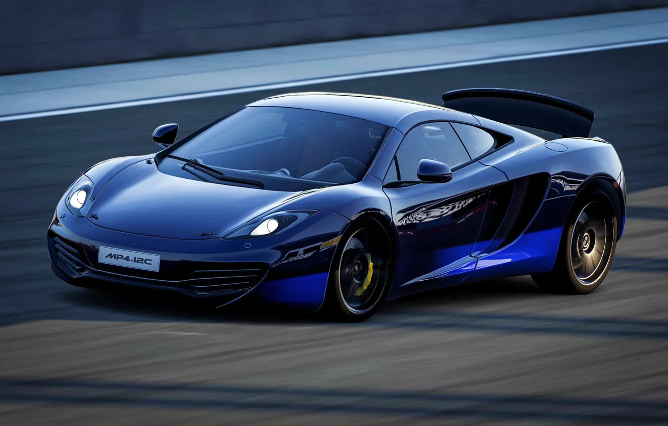 Фото обои McLaren, скорость, MP4-12C