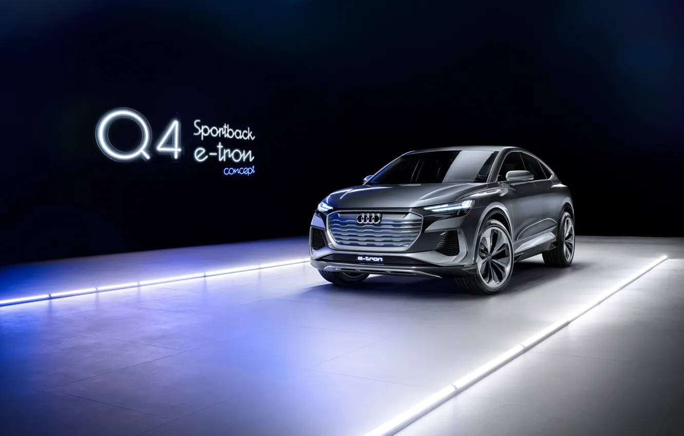 Фото обои Concept, Audi, e-tron, Sportback, 2020, Q4