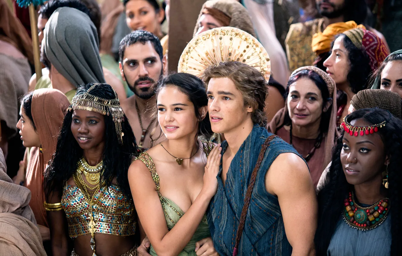 Фото обои Brenton Thwaites, Брентон Туэйтс, Кортни Итон, Courtney Eaton, Боги Египта, Gods of Egypt, All of …