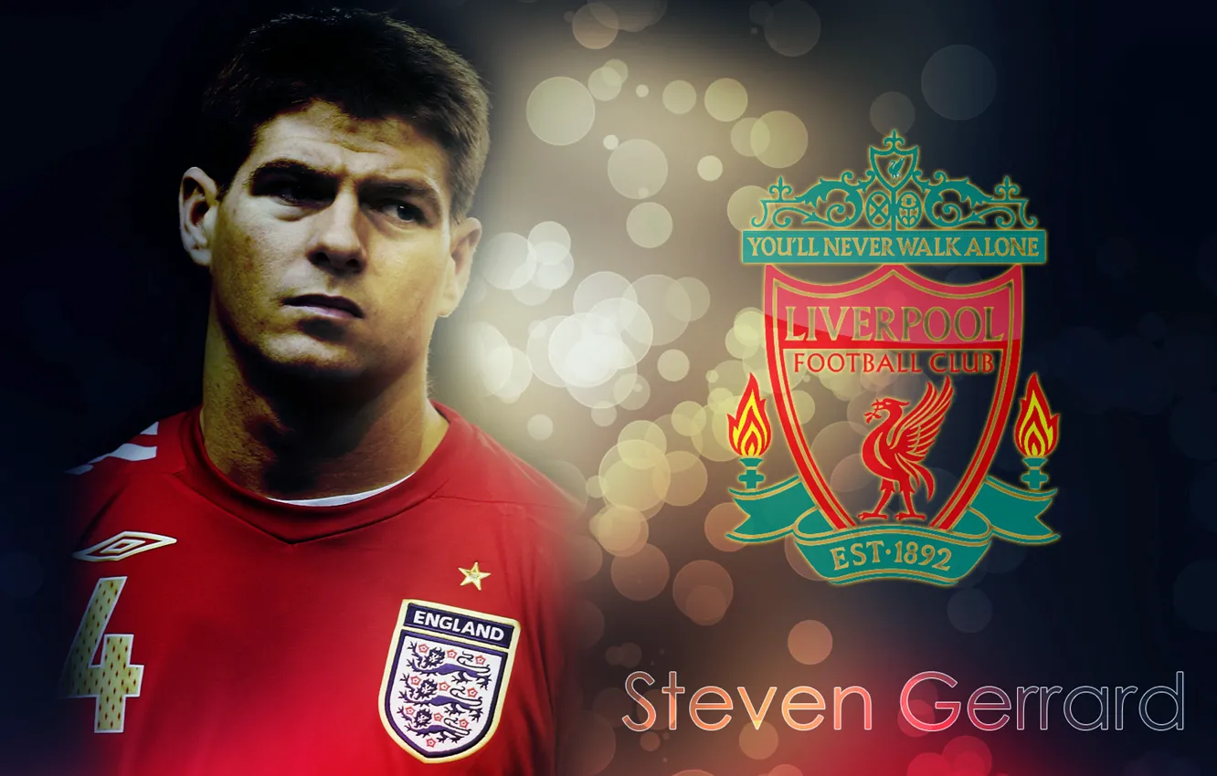 Фото обои football, legend, Steven Gerrard, Liverpool FC