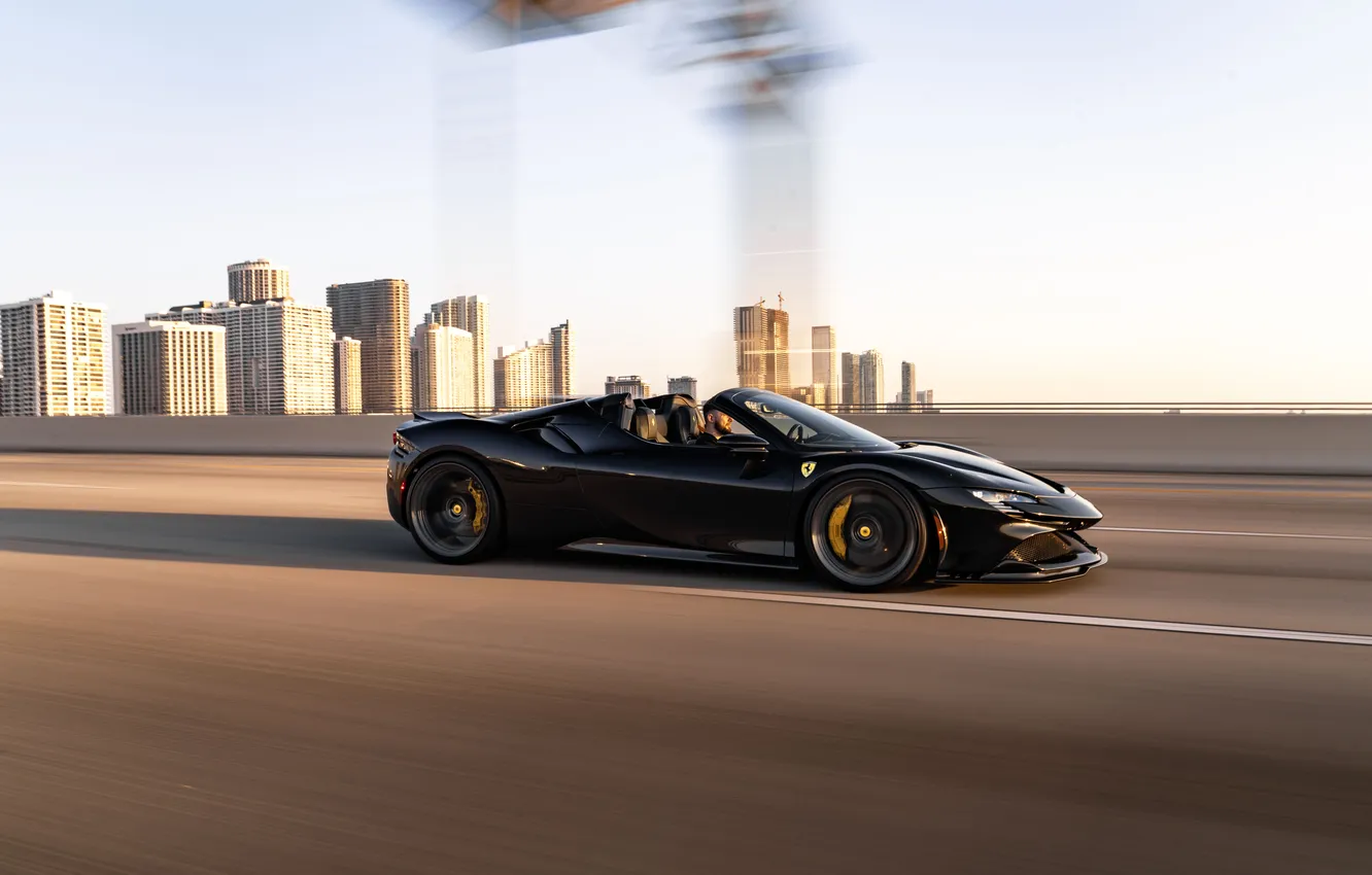 Фото обои Ferrari, supercar, SF90