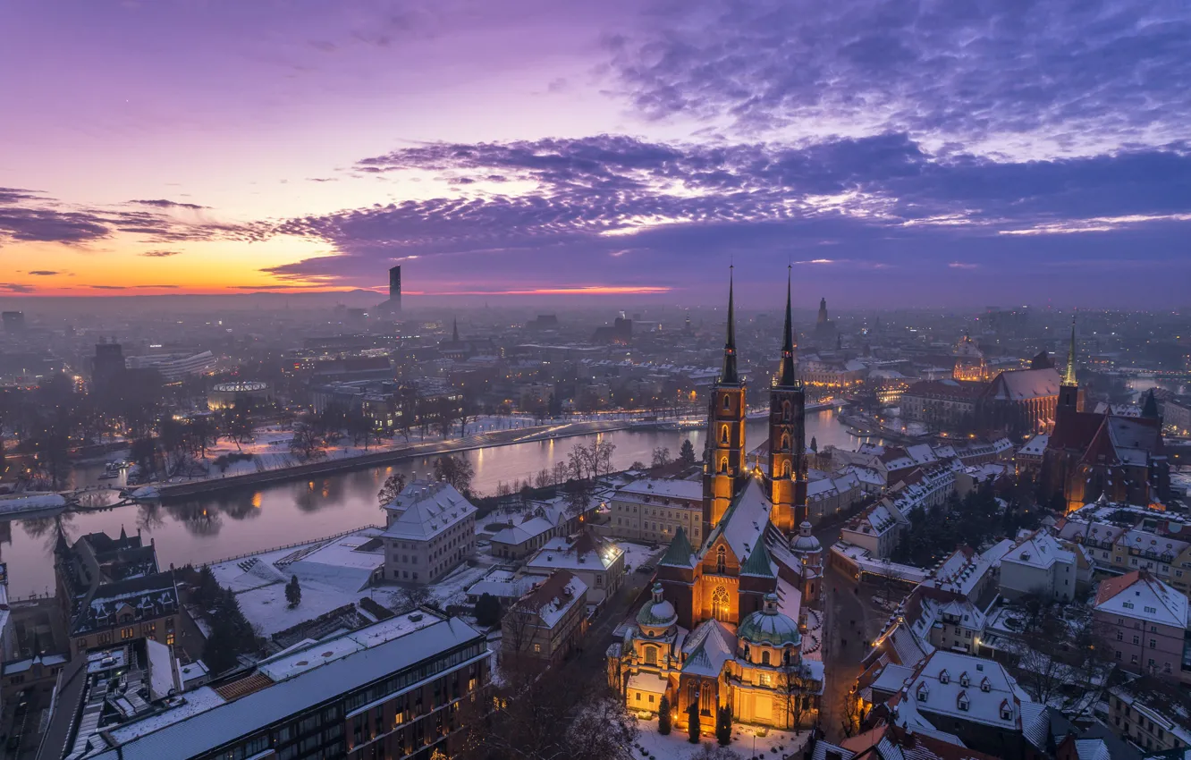 Фото обои Lower Silesia, Wrocław, Ostrów Tumski
