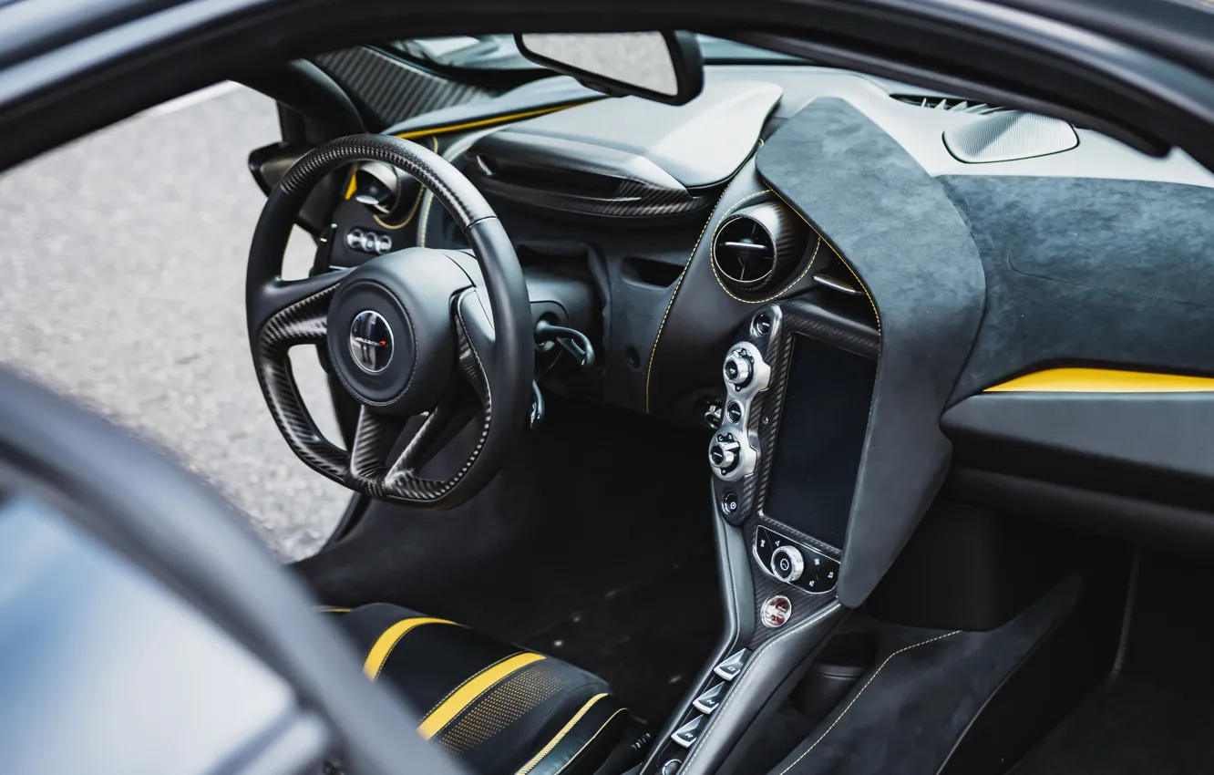 Фото обои McLaren, Car, Interior, Hypercar, Sportscar, Interieur