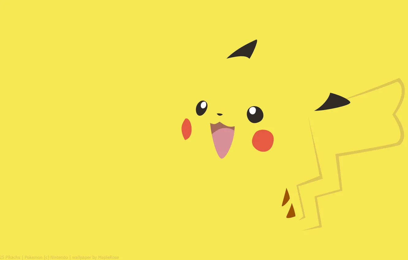 Фото обои пикачу, покемон, pokemon