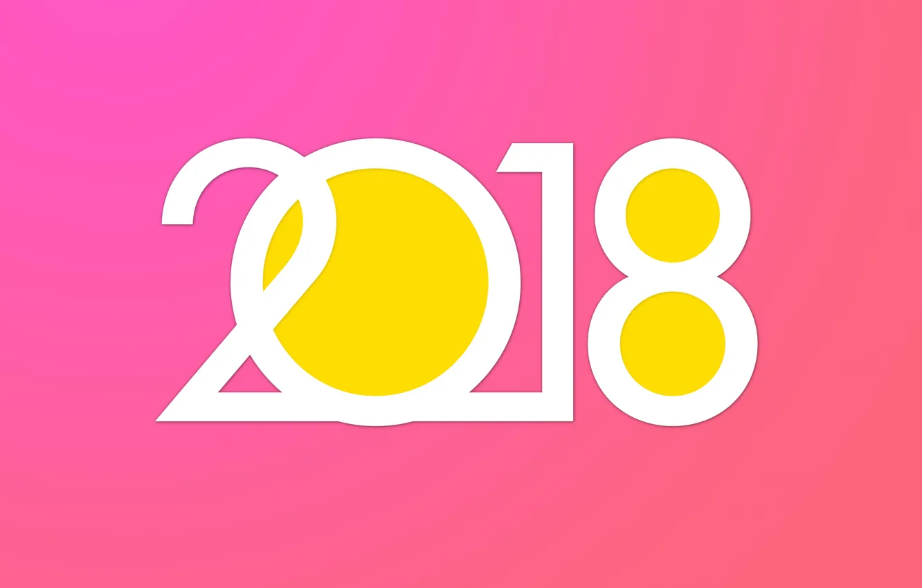 Фото обои праздник, краски, текстура, цифры, число, 2018
