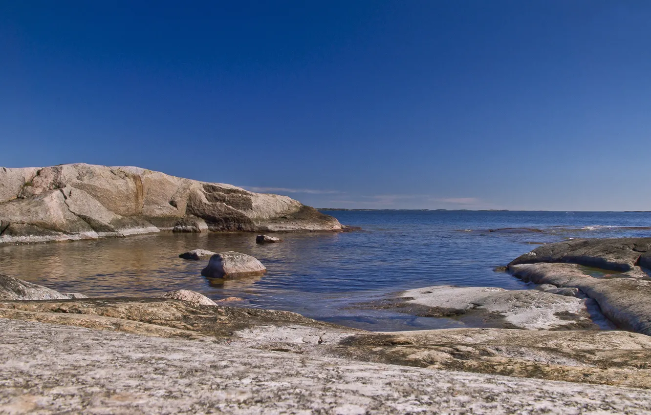 Фото обои камни, побережье, Finland, Uusimaa, Raseborg, Таммисаари, Ekenäs