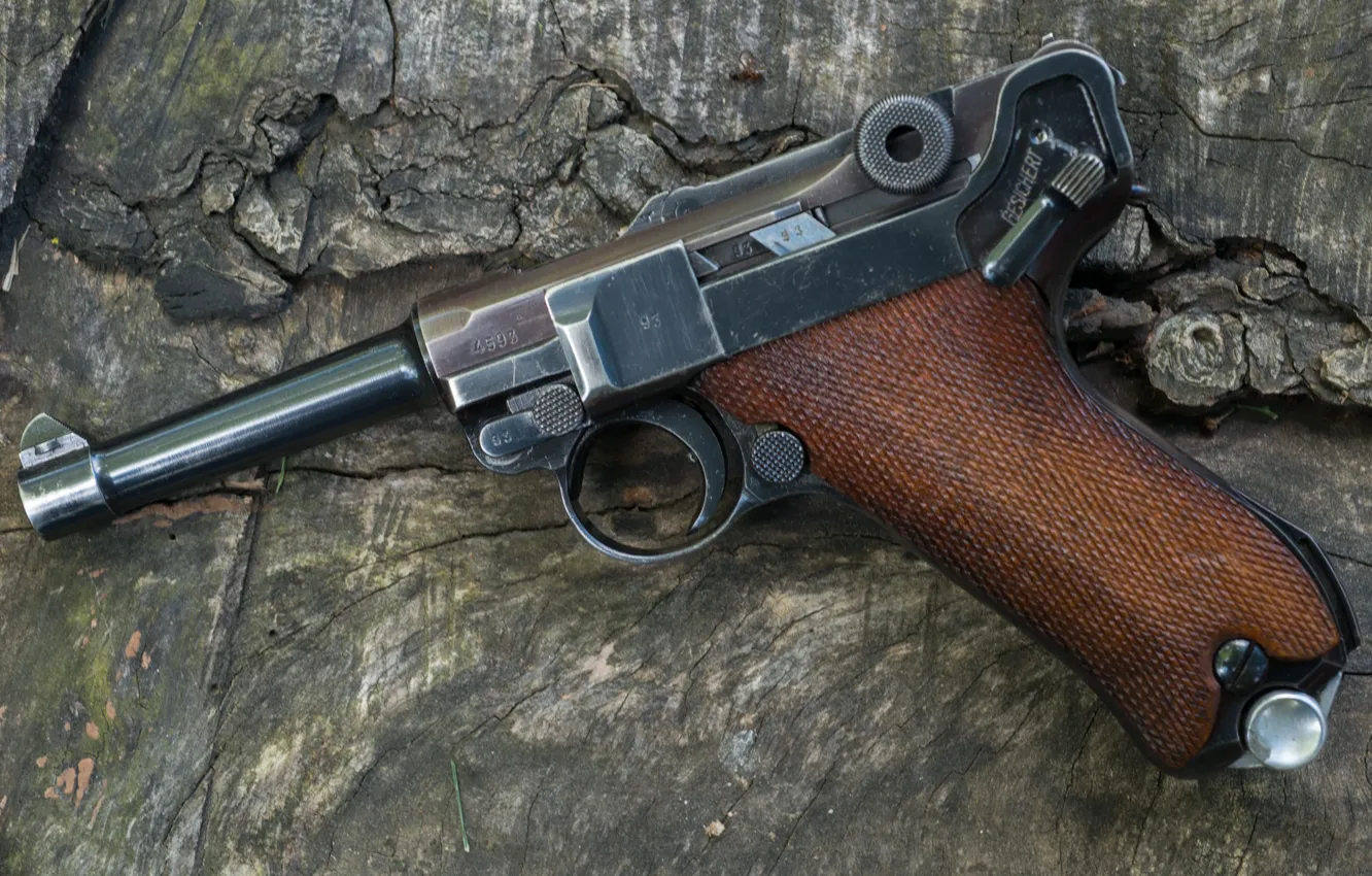 Фото обои пистолет, Luger, 9 мм, 1939- 42
