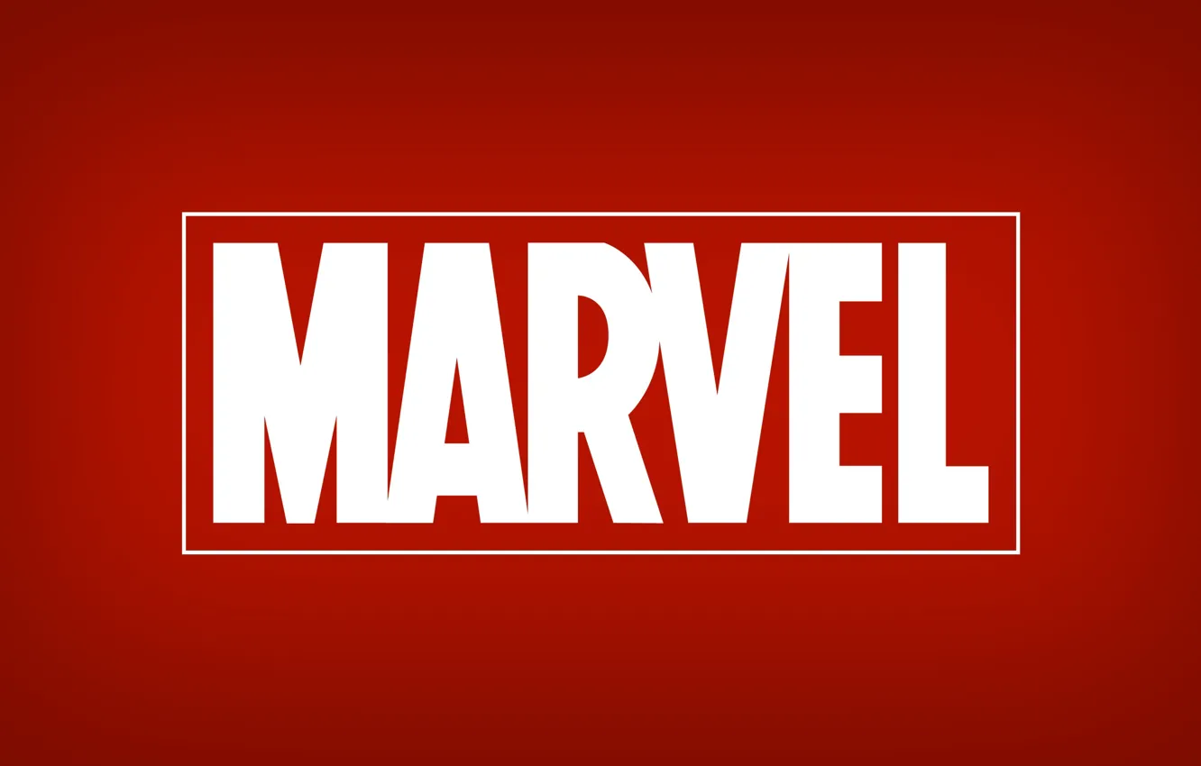Фото обои красный, логотип, logo, Marvel