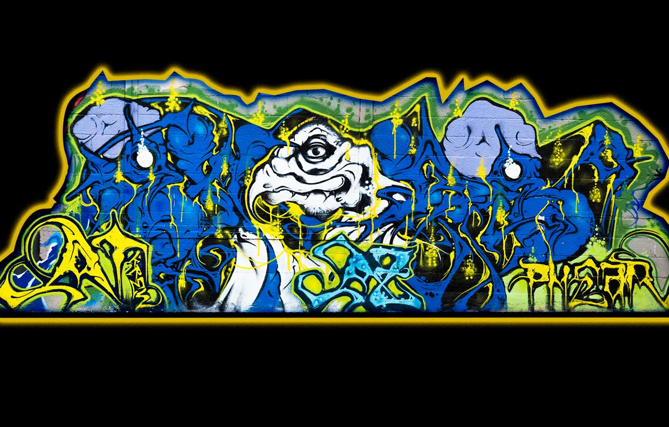 Фото обои Art, Graffiti, Paint