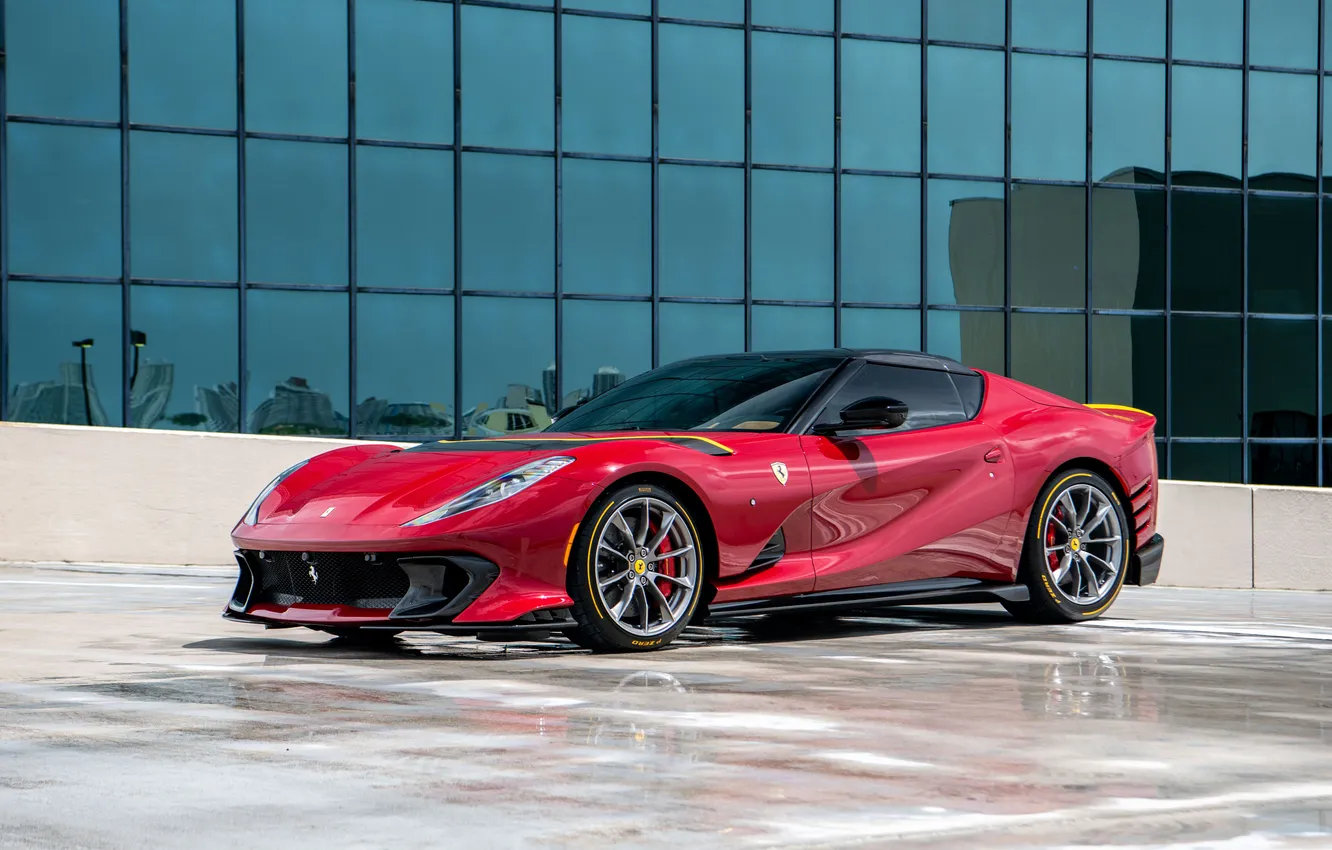 Фото обои суперкар, supercar, Ferrari 812, Limited edition, Competizione A, Ferrari 812 Competizione A