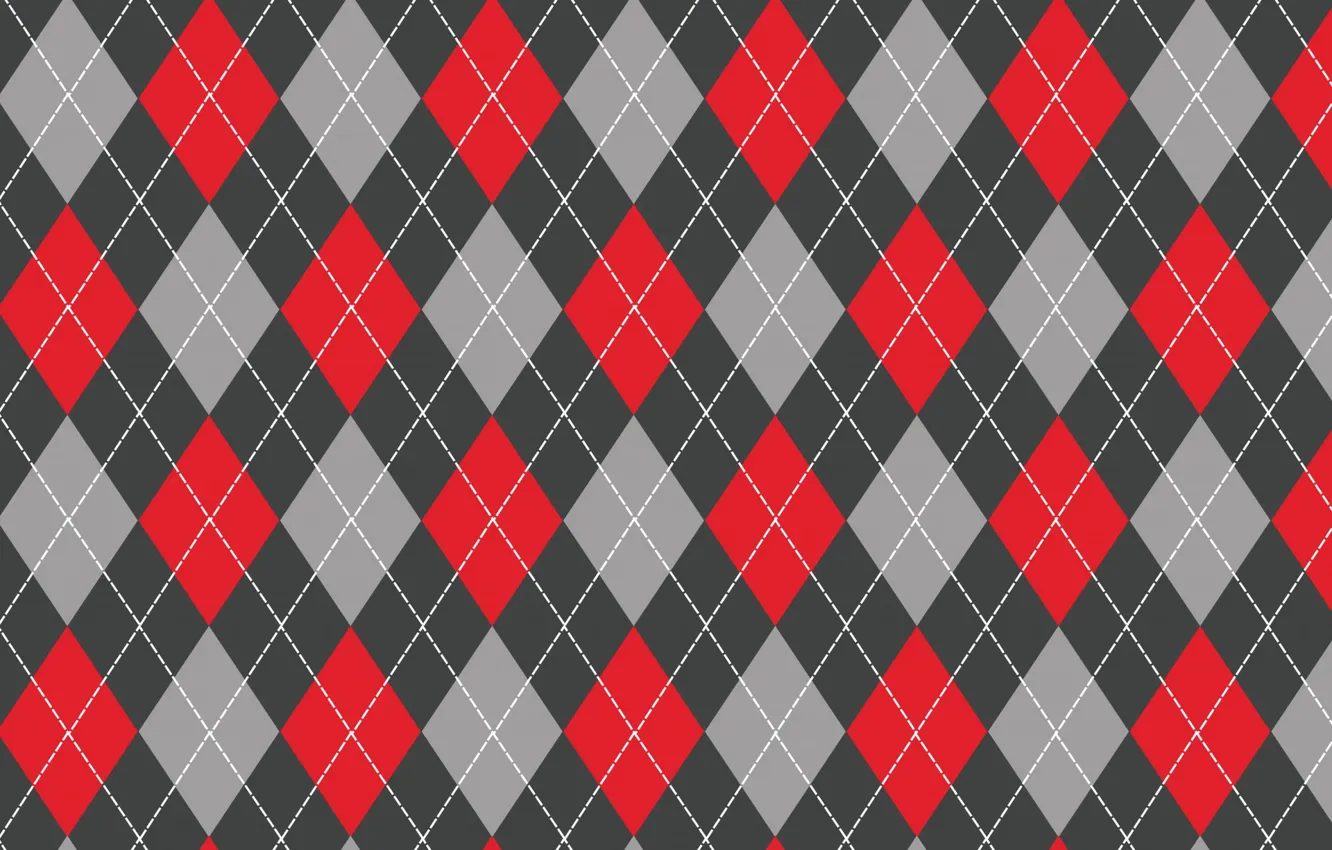 Фото обои линии, красный, серый, фон, текстура, red, grey, ромбы