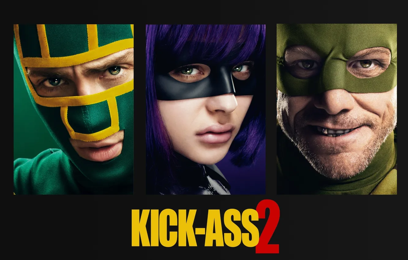 Фото обои лица, маски, Фильм, персонажи, Kick Ass 2, Пипец 2