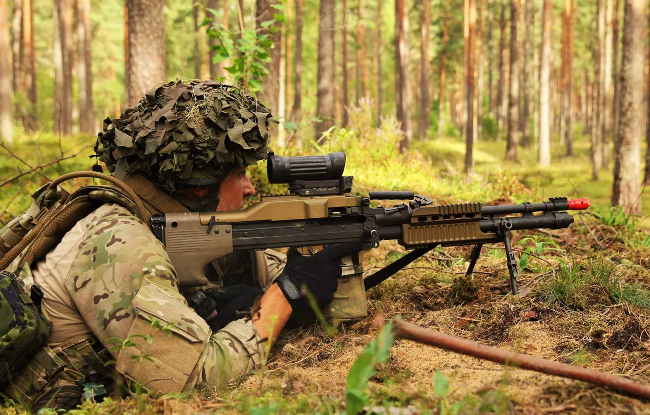 Фото обои оружие, солдат, Danish Army
