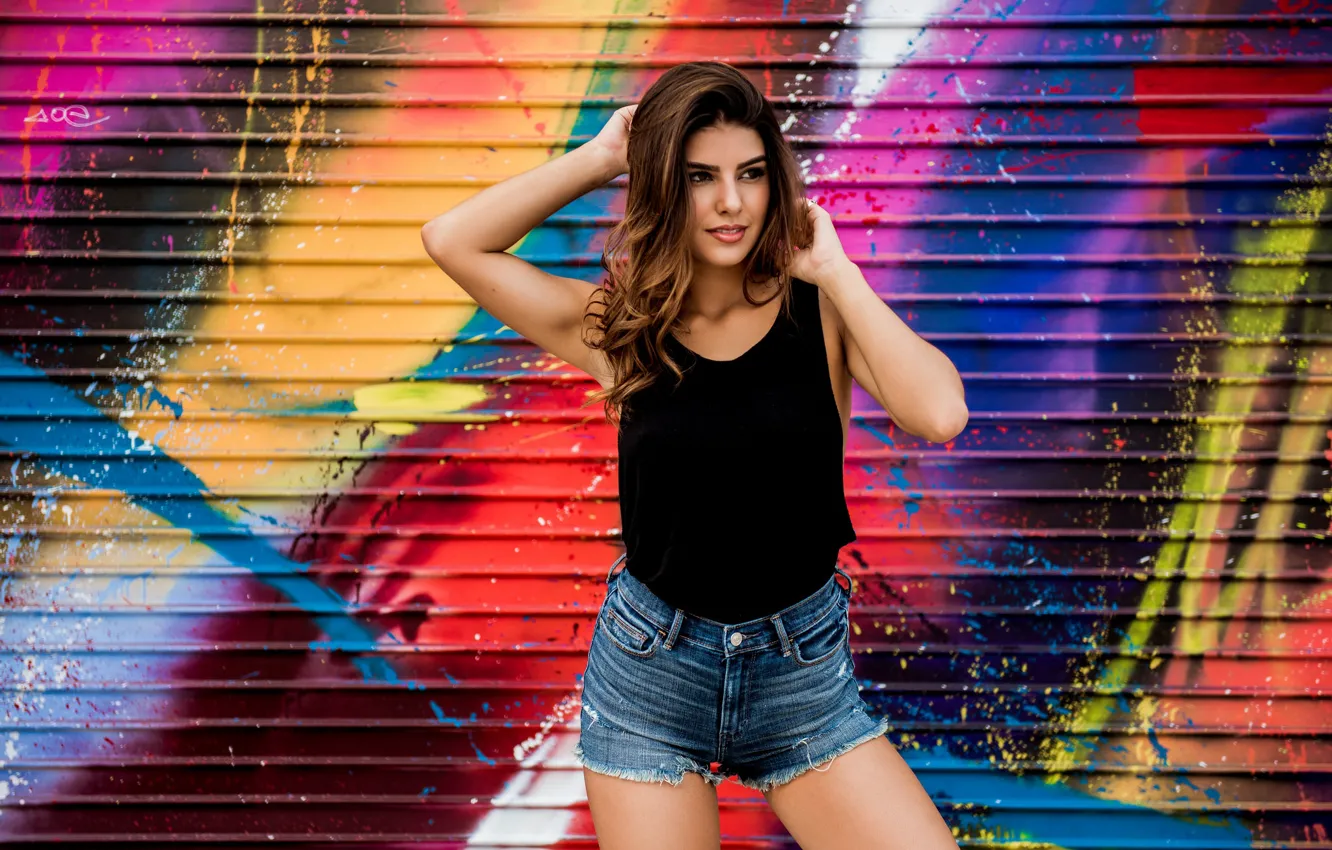 Фото обои фон, модель, фигура, красотка, Monica