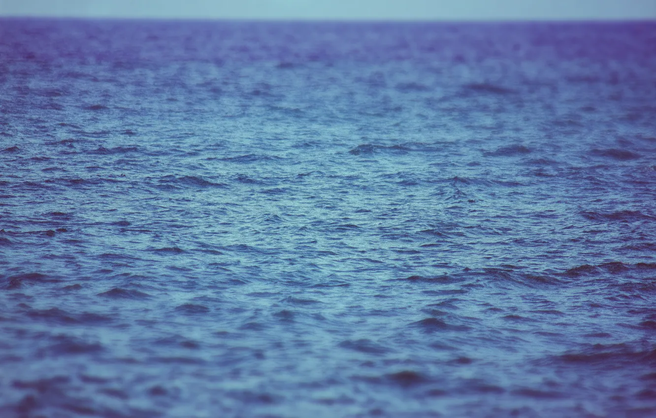 Фото обои море, волны, вода, океан, горизонт