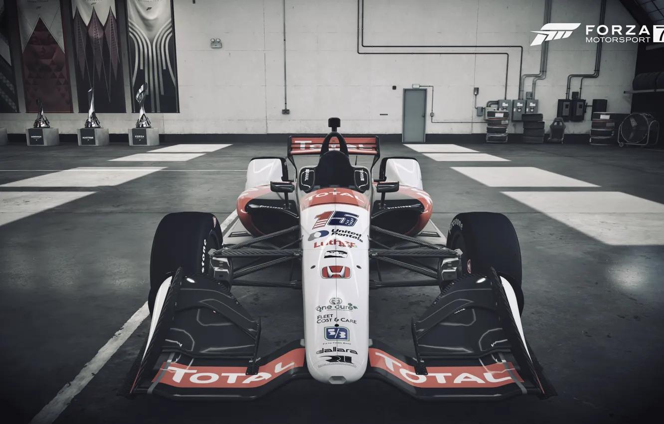 Фото обои HDR, Honda, Game, FM7, UHD, Forza Motorsport 7, Xbox One X, Indycar